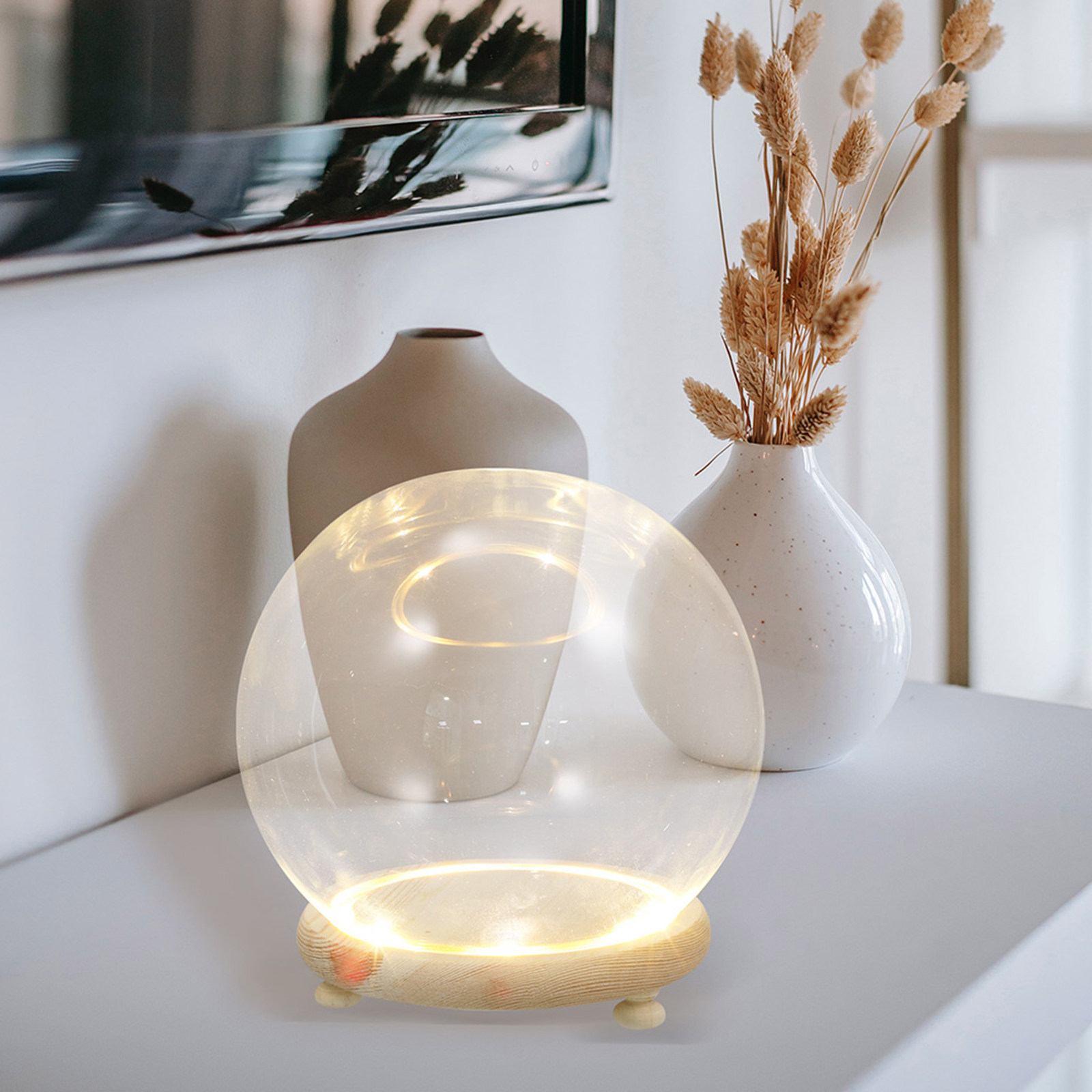 Clear Glass Dome Preserved Flo - Plastic Dome Clear recension och pris