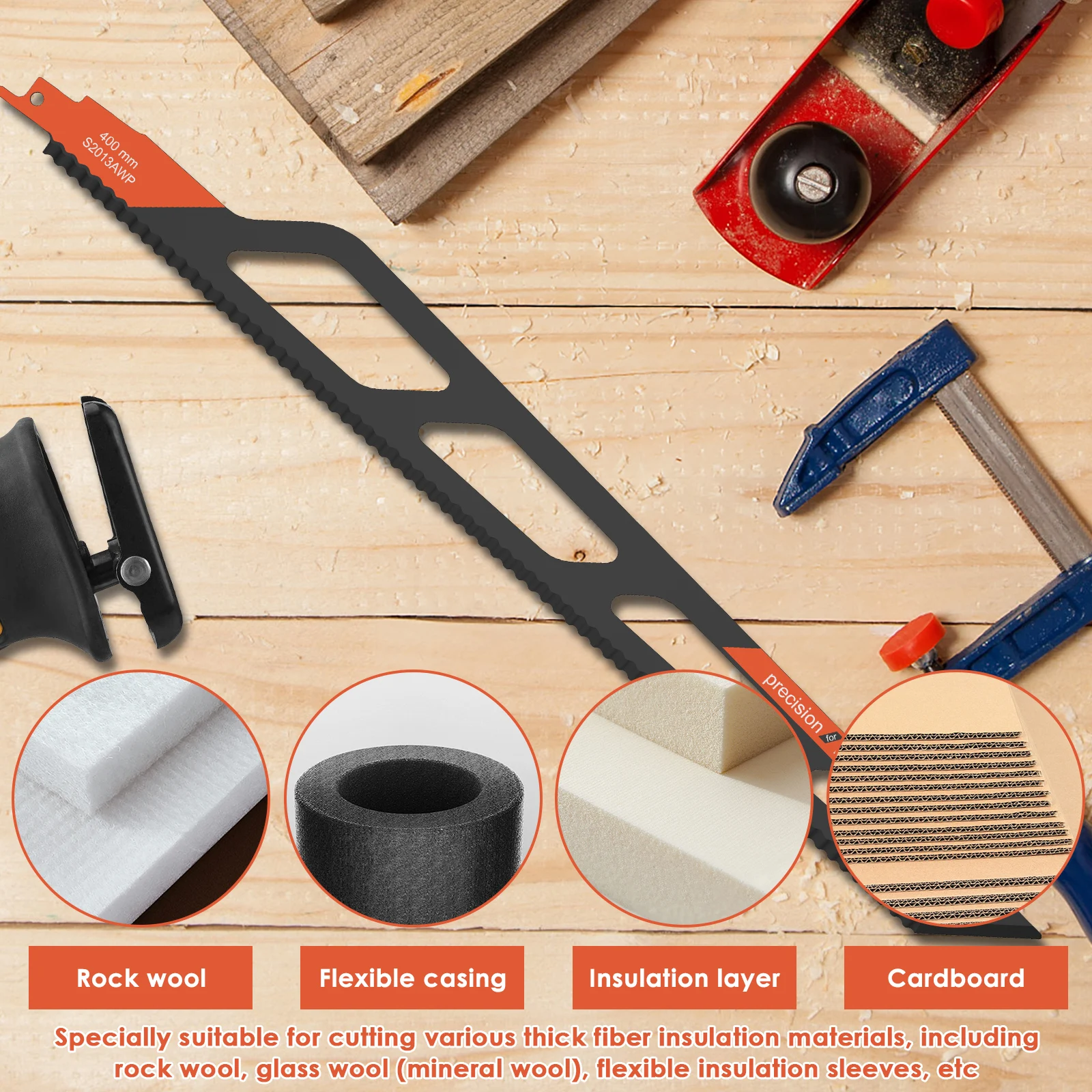 16inch/400mm Reciprocating Saw - Cutting Board Foam recension och pris